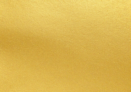 flat grainy gold foil texture matte golden yellow metal plain background