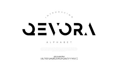 An abstract and edgy all-caps font with cut-out forms, perfect for logos, tech, and branding