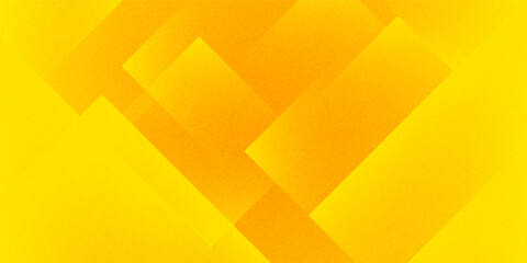 Abstract yellow square shape with futuristic concept background