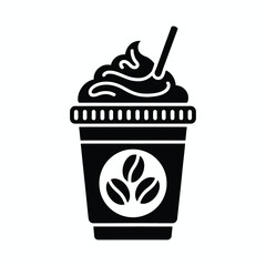 Simple black and white line art icons of a baguette bread loaf