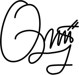 Handwritten Signature