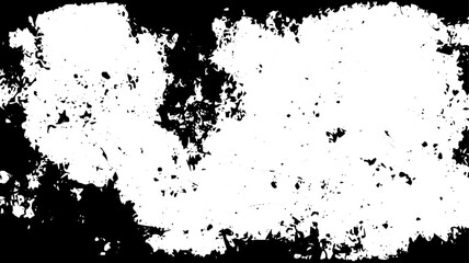 Grunge Distressed Texture Background, Black and White Abstract Rough Surface Overlay