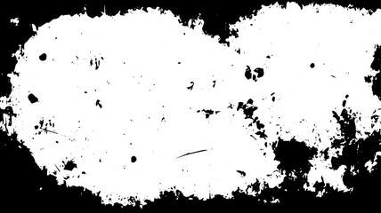 Grunge Distressed Texture Frame with Splatter Border for Overlays and Backgrounds