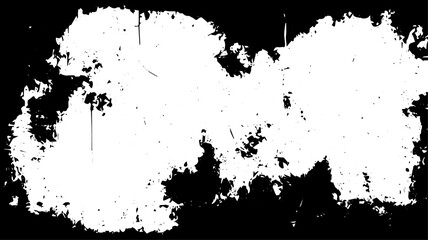 Grunge Drip Texture Border with Splatter and Distressed Ink Frame for Background Overlays