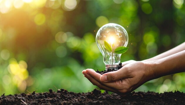 Green energy resources concept. Symbolizing renewable energy sources. Highlights sustainable power solutions and environmental stewardship, the transition to clean energy