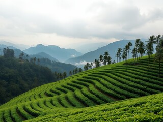 rice terraces in bali
