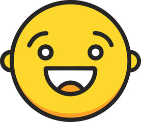 Fototapeta premium Emoji Icon vector icon