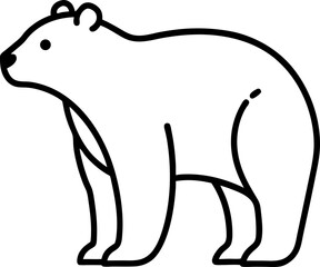 polar bear vector illustration