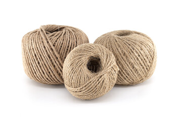 Natural Jute Twine Balls of Different Sizes