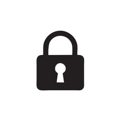 padlock icon vector