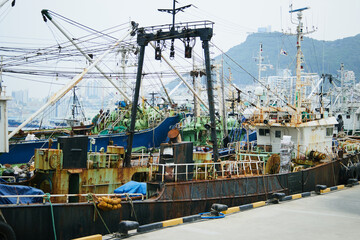 チャガルチ市場　釜山　韓国