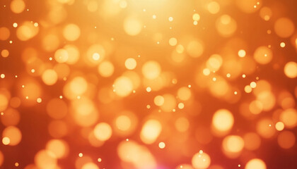 abstract orange bokeh background