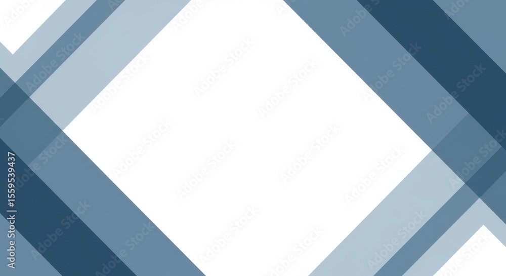 Poster photo of overlapping blue lines create a geometric abstract background with a clean and modern feel