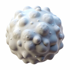 Bubbled white terrain top-down for modern minimal 3D renders and clean futuristic digital abstract environments

