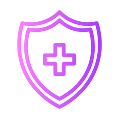 Obraz premium health insurance gradient icon