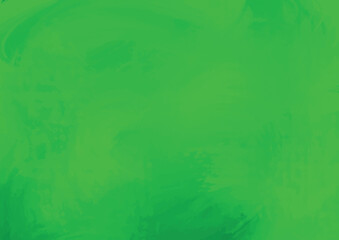 Textured Green Oil Painting Background with Artistic Brush Strokes
