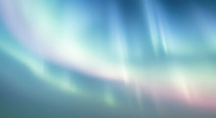 Fototapeta premium Photo of a breathtaking display of the aurora borealis illuminates the night sky with vibrant green and blue hues