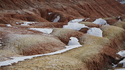 landscape covered with snow