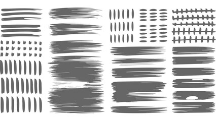 Grunge Brush Stroke Pattern Collection
