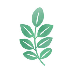 ropical Leaf – Soft Green No.5 (Vector)