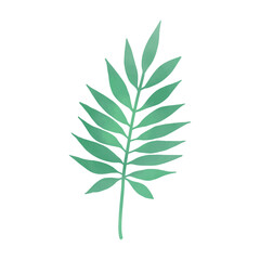 ropical Leaf – Soft Green No.10 (Vector)