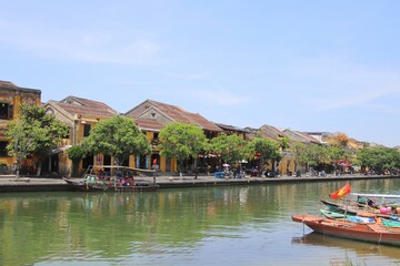 Obraz premium ベトナムホイアンの街並み風景