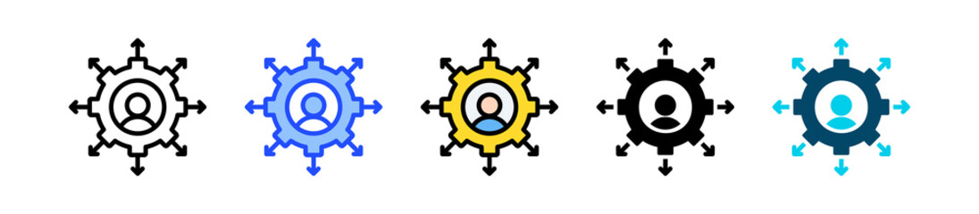 Orientation Icon Collection With Multiple Styles