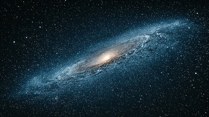 Fototapeta premium Spiral galaxy in deep space.