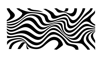Wave pattern illustration vector with transparent background