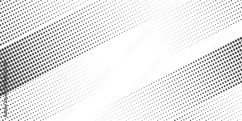 Poster set of halftone dots gradient pattern texture isolated on white background. straight dotted spots us