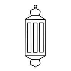  lantern icon vector