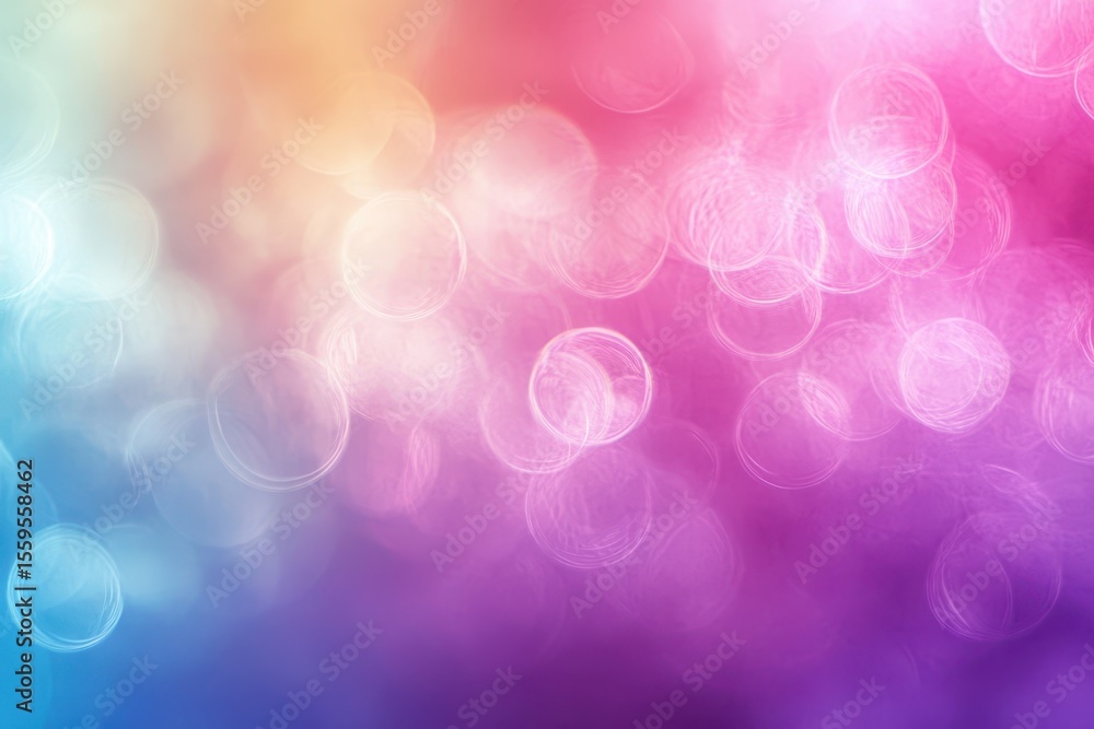 Aufkleber vibrant abstract background depicting motion and defocused bokeh effects in a blend of colors, abstr