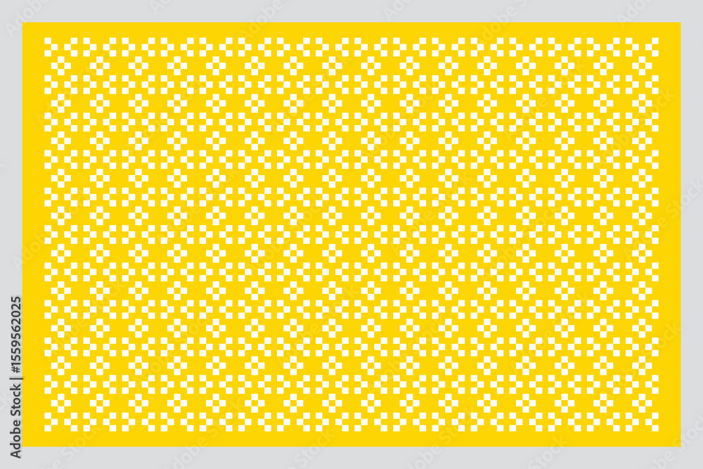 Fototapete digital data background square modern square block with yellow color. design geometric pattern for t