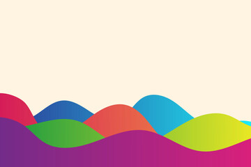 Futuristic fancy wavy gradient editable background for banner, flyer, poster and more