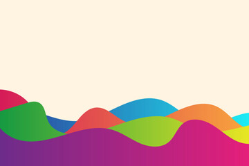 Futuristic fancy wavy gradient editable background for banner, flyer, poster and more