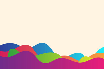 Futuristic fancy wavy gradient editable background for banner, flyer, poster and more