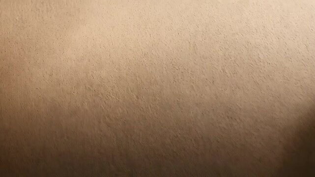 Close-up of rough tan paper texture with imperfections and subtle tonal variations creating a vintage artistic background.