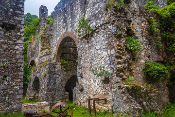 Old foundry in the town of Encarnación in Zimapan, Hidalgo