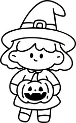 Cartoon, element, ghost in a cloak, autumn, Halloween, illustration, cute picture, hand-painted