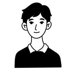 silhouette of a man icon illustration