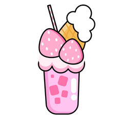 fruit smoothie ice cream