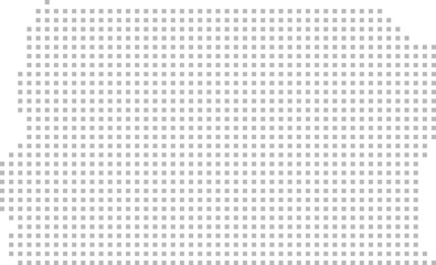 Federal District (Brasilia), Brazil – square dot grid vector map (Web Mercator projection, PPT-compatible & fully editable)