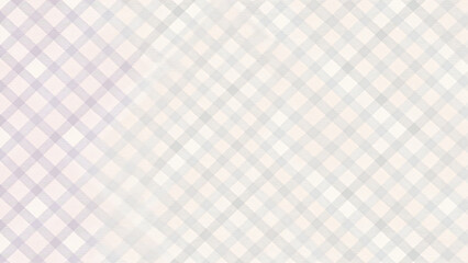 A soft pastel plaid with thin lines in lavender, mint, peach, light gray, textured like woven fabric, conveying a delicate, creative aesthetic.