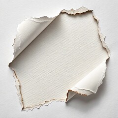 Realistic Torn Paper Texture Background Collection &ndash; High-Resolution Blank and Crumpled Paper Edge Effects for Collage, Scrapbook, and Graphic Design Projects