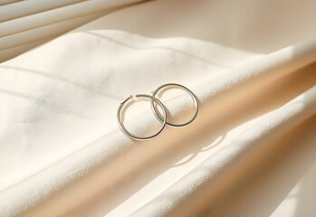 two wedding rings