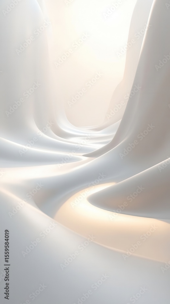 Poster a abstract background featuring converging lines creating perspective white effect, ideal for minima