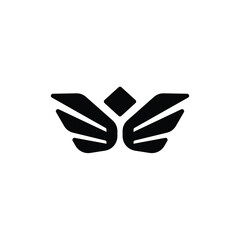 wing vector logo design