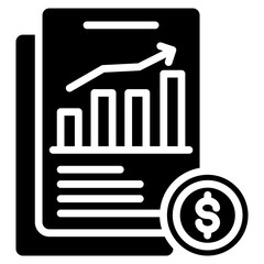 Income Summary glyph icon