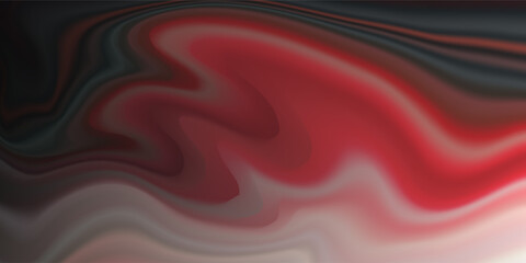 3D rendering illustration texture of silk natural fabric with smooth pleats of red color. Realistic texture of silk background. abstract background