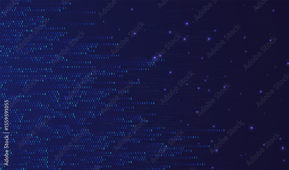 Poster abstract big data code representation. modern high-tech data background. graphic concept for your de
